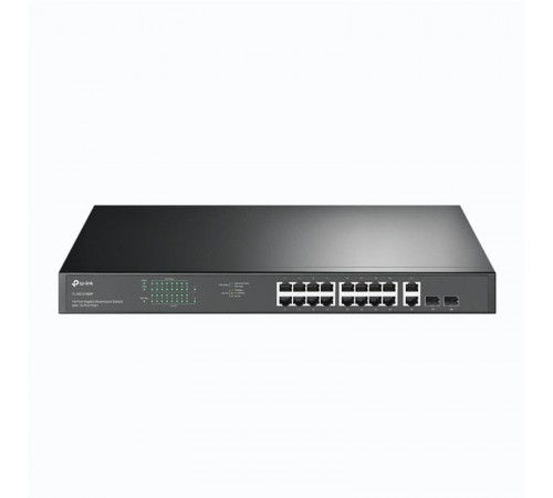 Комутатор TP-LINK TL-SG1218MP 16xGE/PoE+ 250W 2xGE 2xcomboGE/SFP 19" 1U Комутатор TP-LINK TL-SG1218MP 16xGE/PoE+ 250W 2xGE 2xcomboGE/SFP 19" 1U