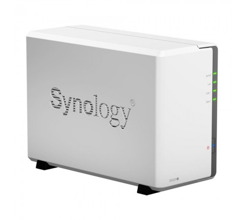 Система зберігання даних SYNOLOGY DS220J з 2 відсіками для дисків, 512MB RAM, настільне виконання Система зберігання даних SYNOLOGY DS220J з 2 відсіками для дисків, 512MB RAM, настільне виконання