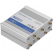 Бездротовий маршрутизатор Teltonika RUTX11 industrial, AC1200, BLE, 1xGE WAN, 3xGE LAN, 2xSIM