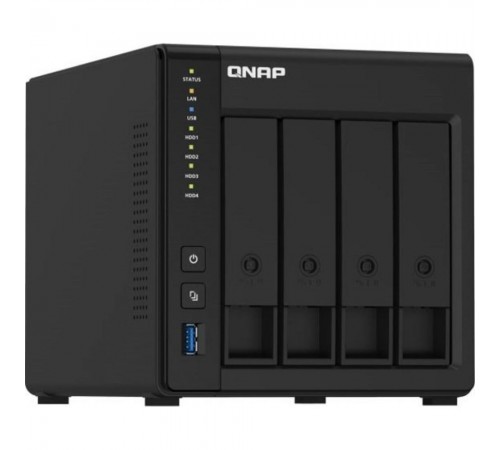 Система зберігання даних QNAP TS-451D2-2G з 4 відсіками для дисків, 2GB RAM, настільне виконання Система зберігання даних QNAP TS-451D2-2G з 4 відсіками для дисків, 2GB RAM, настільне виконання