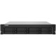 Система зберігання даних QNAP TS-832PXU-RP-4G з 8 відсіками для дисків, 4GB RAM, стійкове виконання 2U