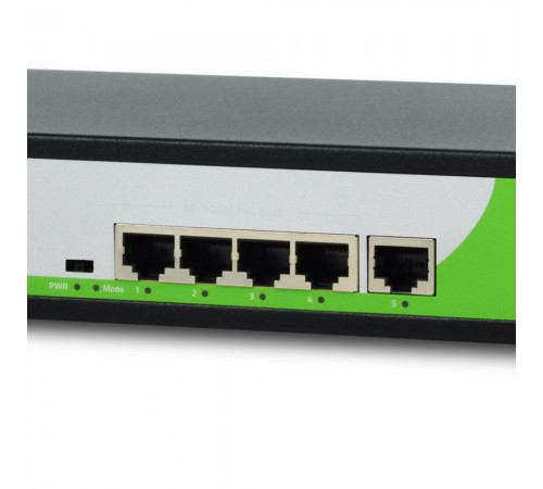 PoE-комутатор ZKTeco ZK-PoE41N-55W з 4 портами PoE PoE-комутатор ZKTeco ZK-PoE41N-55W з 4 портами PoE