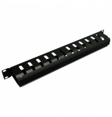 Кабельний організатор 1U UA-CMS-CM-04BK чорний