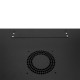 Шафа серверна SteelNet 9U 600 x 450 для мережевого обладнання (скло, чорний)