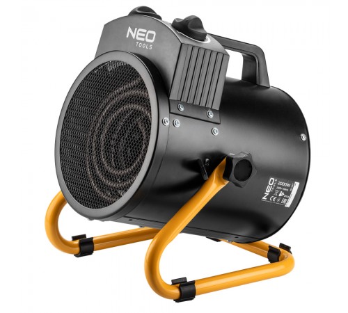 Теплова гармата регульована Neo Tools 90-067, 2 кВт з нагріваючим елементом з нержавіючої сталі Теплова гармата регульована Neo Tools 90-067, 2 кВт з нагріваючим елементом з нержавіючої сталі