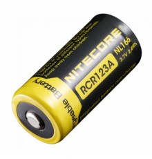 Акумулятор літієвий Li-Ion CR123A Nitecore NL166 3.7V (650mAh)
