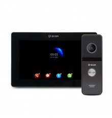Комплект відеодомофона BCOM BD-770FHD/T Black Kit: відеодомофон 7" з детектором руху і підтримкою Tuya Smart і відеопанель