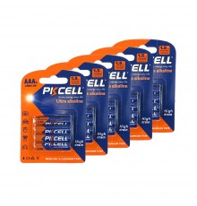 Комплект з 20 батарейок PKCELL Ultra Alkaline AAA LR03 1.5V по 4шт./блістер