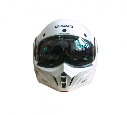 Мотошолом модуляр Beon B-707 BEON LOGO SHINY PEARL WHITE (глянець перламутр/білий), розмір XXL Мотошолом модуляр Beon B-707 BEON LOGO SHINY PEARL WHITE (глянець перламутр/білий), розмір XXL