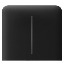 Кнопка Ajax SideButton (2-gang) vertical black для двоклавішного вимикача