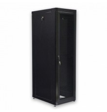 Шафа серверна CMS 42U 610 х 865 UA-MGSE4268MPB посилена з перфорованими дверима для мережевого обладнання