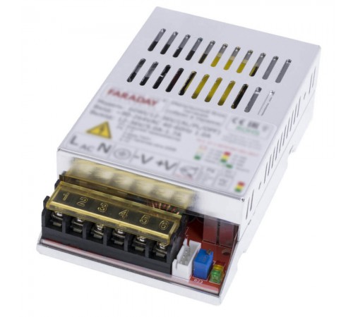 Блок живлення Faraday Electronics 84Wt/36-60V/ALU в алюмінієвому корпусі Блок живлення Faraday Electronics 84Wt/36-60V/ALU в алюмінієвому корпусі