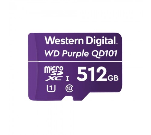 Карта пам'яті Western Digital MICRO SDXC 512GB UHS-I WDD512G1P0C WDC спеціалізована для відеоспостереження Карта пам'яті Western Digital MICRO SDXC 512GB UHS-I WDD512G1P0C WDC спеціалізована для відеоспостереження