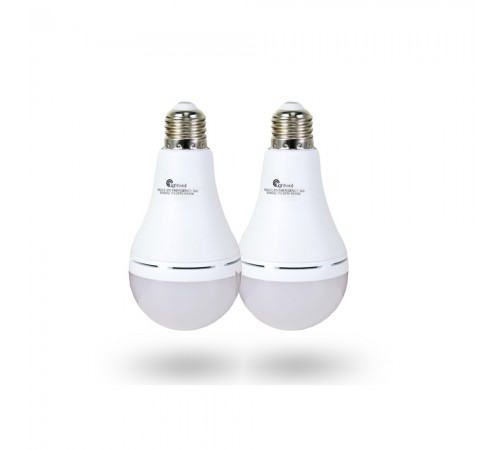 Комплект із двох ламп LED Lightwell BS2C2 9 Вт Е27 з вбудованим акумулятором Комплект із двох ламп LED Lightwell BS2C2 9 Вт Е27 з вбудованим акумулятором