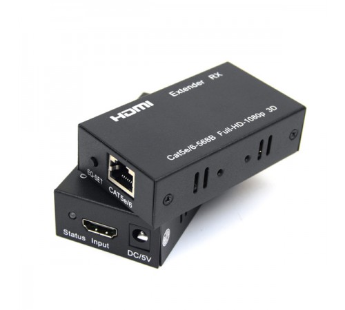 Активний приймач-передавач ATIS HDMI Extender через UTP на 60 м Активний приймач-передавач ATIS HDMI Extender через UTP на 60 м