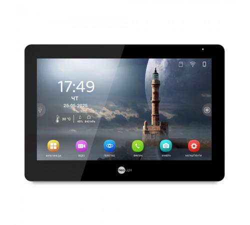 Гібридний відеодомофон 10.1" Neolight MEZZO Hybrid Black з Wi-Fi Гібридний відеодомофон 10.1" Neolight MEZZO Hybrid Black з Wi-Fi