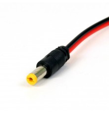 Роз'єм живлення (тато. male) Power jack 2.1*5.5mm з дротом 20 см