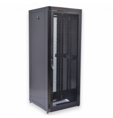 Шафа серверна CMS 42U 800 х 865 UA-MGSE4288PB з перфорованими дверима для мережевого обладнання