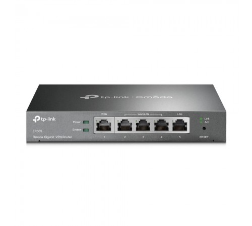 Мультисервісний маршрутизатор TP-LINK ER605 1xGE LAN 1xGE WAN 3xGE LAN VPN Omada Мультисервісний маршрутизатор TP-LINK ER605 1xGE LAN 1xGE WAN 3xGE LAN VPN Omada