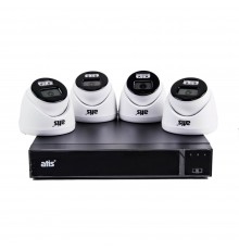 Комплект відеоспостереження ATIS kit 4 int