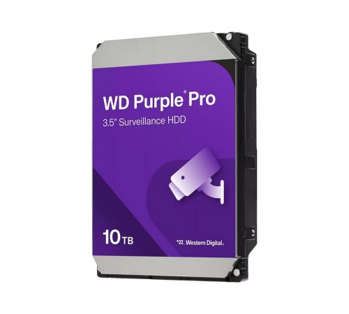 Жорсткий диск 10TB Western Digital WD Purple Pro WD102PURP для відеоспостереження з AI Жорсткий диск 10TB Western Digital WD Purple Pro WD102PURP для відеоспостереження з AI