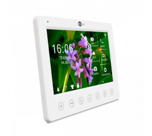 Відеодомофон 7" NeoLight KAPPA+ HD WF White з детектором руху і записом відео