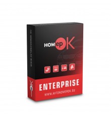 ПЗ для розпізнавання автономерів HOMEPOK Enterprise 4 канали з модулем контролю правил дорожнього руху і для керування СКУД