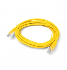 Патч-корд Hypernet PC-UTP-2M-YL 2м литий жовтий UTP RJ45 кат. 5Е