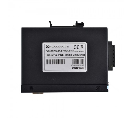 Медіаконвертор FoxGate ECi-SFP1000-FE/GE-POE індустріальний з POE Медіаконвертор FoxGate ECi-SFP1000-FE/GE-POE індустріальний з POE