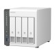 Система зберігання даних QNAP TS-433-4G з 4 відсіками для дисків, 4 ГБ DDR4, настільне виконання