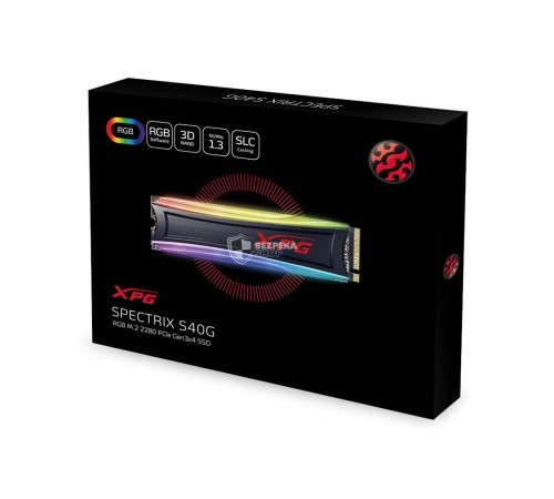 Твердотільний накопичувач SSD ADATA XPG SPECTRIX S40G 1TB M.2 PCIe Gen3x4 3D TLC RGB (AS40G-1TT-C) Твердотільний накопичувач SSD ADATA XPG SPECTRIX S40G 1TB M.2 PCIe Gen3x4 3D TLC RGB (AS40G-1TT-C)