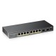 Некерований PoE-комутатор ZyXEL GS1100-10HP (GS1100-10HP-EU0101F) з 8 портами PoE