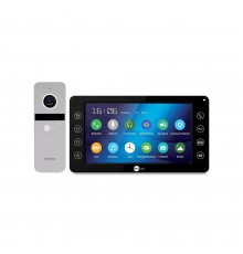 Комплект відеодомофона Neokit FHD PRO B Silverr: відеодомофон 7" з детектором руху і 2 Мп відеопанель