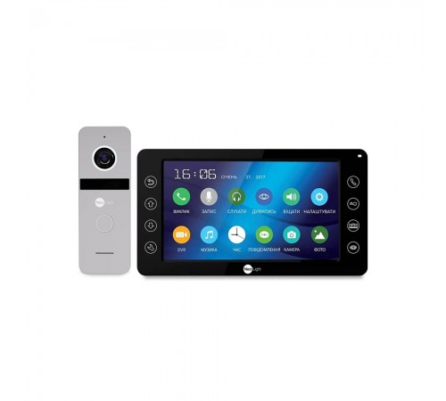 Комплект відеодомофона Neokit FHD PRO B Silverr: відеодомофон 7" з детектором руху і 2 Мп відеопанель Комплект відеодомофона Neokit FHD PRO B Silverr: відеодомофон 7" з детектором руху і 2 Мп відеопанель