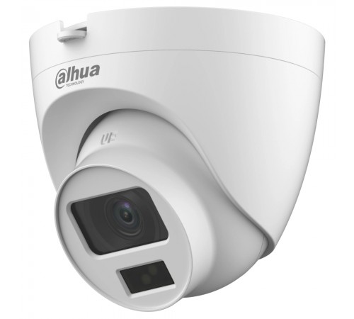 HDCVI відеокамера 5 Мп Dahua DH-HAC-HDW1500CLQP-IL-A (2.8 мм) з подвійним підсвічуванням для системи відеонагляду HDCVI відеокамера 5 Мп Dahua DH-HAC-HDW1500CLQP-IL-A (2.8 мм) з подвійним підсвічуванням для системи відеонагляду