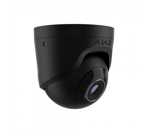 IP-відеокамера Ajax TurretCam (8 Мп/2.8 мм) black, дротова з роздільною здатністю 8 Мп і кутом огляду до 110° IP-відеокамера Ajax TurretCam (8 Мп/2.8 мм) black, дротова з роздільною здатністю 8 Мп і кутом огляду до 110°