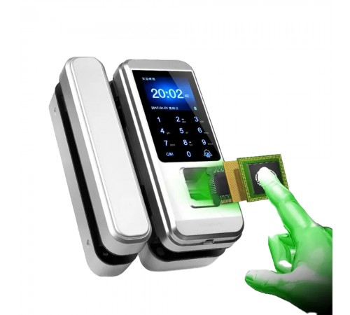 Смарт-замок Lock300 біометричний для скляних та металопластикових дверей Смарт-замок Lock300 біометричний для скляних та металопластикових дверей