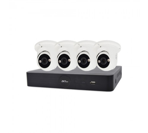 IP комплект відеоспостереження з 4 камерами ZKTeco KIT-8504NER-4P/4- ES-852T11C-C IP комплект відеоспостереження з 4 камерами ZKTeco KIT-8504NER-4P/4- ES-852T11C-C