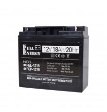 Акумулятор 12В 18А·год для ДБЖ Full Energy FEP-1218