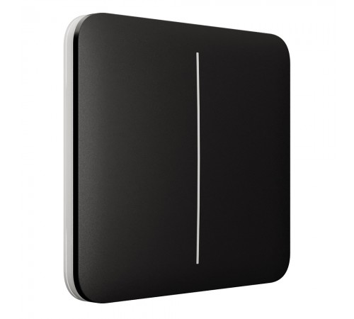 Вимикач Ajax LightSwitch 2-gang Black двоклавішний Вимикач Ajax LightSwitch 2-gang Black двоклавішний