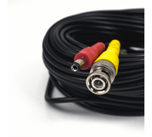 Кабель BNC-рower cable C 18 м (BNC+DC/BNC+DC) для передавання відеосигналу та живлення Кабель BNC-рower cable C 18 м (BNC+DC/BNC+DC) для передавання відеосигналу та живлення