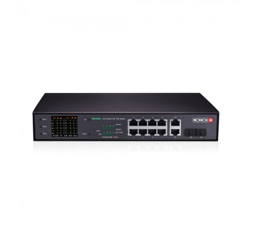 Некерований PoE-комутатор Provision-ISR PoES-08120GCL+2Combo гігабітний з 8 портами PoE Некерований PoE-комутатор Provision-ISR PoES-08120GCL+2Combo гігабітний з 8 портами PoE