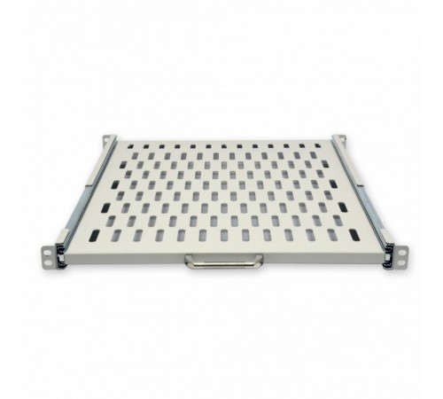 Полиця висувна 19" CMS UA-SHSL-600G 1U 600 мм, сіра Полиця висувна 19" CMS UA-SHSL-600G 1U 600 мм, сіра
