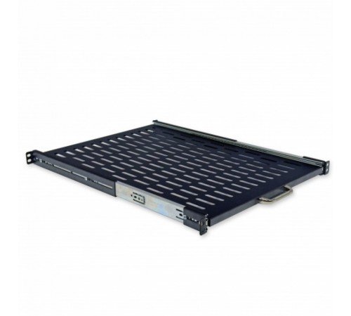 Полиця висувна 19" CMS UA-SHSL-600B 1U 600 мм, чорна Полиця висувна 19" CMS UA-SHSL-600B 1U 600 мм, чорна