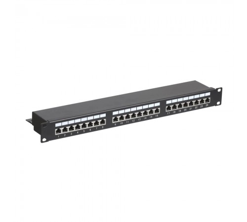 Патч-панель Hypernet 24 порти FTP 1U кат. 6е 19" PP-KFSTP6-24 Патч-панель Hypernet 24 порти FTP 1U кат. 6е 19" PP-KFSTP6-24