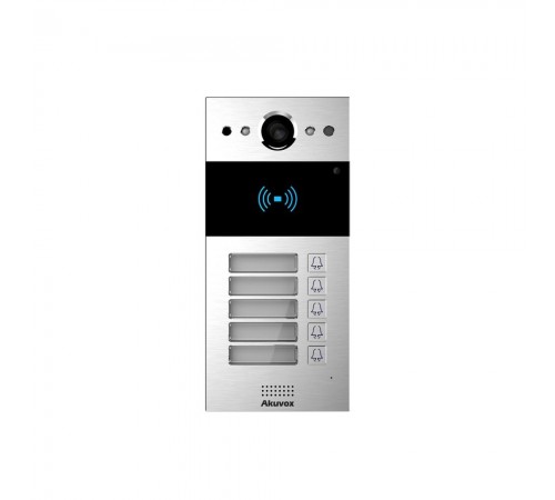 IP-панель виклику 2 Мп Akuvox R20B X5 On-Wall на 5 абонентів