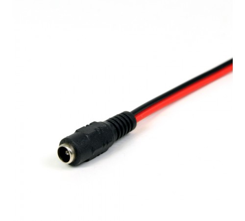 Роз'єм живлення (мама, female) Power jack 2.1*5.5mm з дротом 20 см Роз'єм живлення (мама, female) Power jack 2.1*5.5mm з дротом 20 см