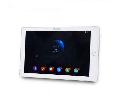 Відеодомофон 10" BCOM BD-1070FHD/DVR-T White з підтримкою Tuya Smart + Відеопанель Tantos Triniti FHD Відеодомофон 10" BCOM BD-1070FHD/DVR-T White з підтримкою Tuya Smart + Відеопанель Tantos Triniti FHD