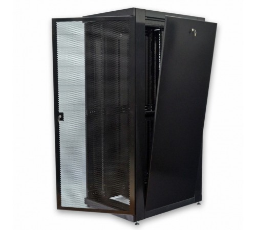 Шафа серверна CMS 42U 800 х 1055 UA-MGSE42810PB з перфорованими дверима для мережевого обладнання Шафа серверна CMS 42U 800 х 1055 UA-MGSE42810PB з перфорованими дверима для мережевого обладнання