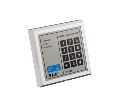 Кодова клавіатура Yli Electronic YK-268 з сенсорними кнопками Кодова клавіатура Yli Electronic YK-268 з сенсорними кнопками